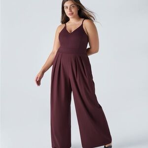 HALARA Deep Wine Jumpsuit